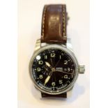 Oris Oversize Watch Big Crown Date Pointer   In good condition is this military style oversize Oris.