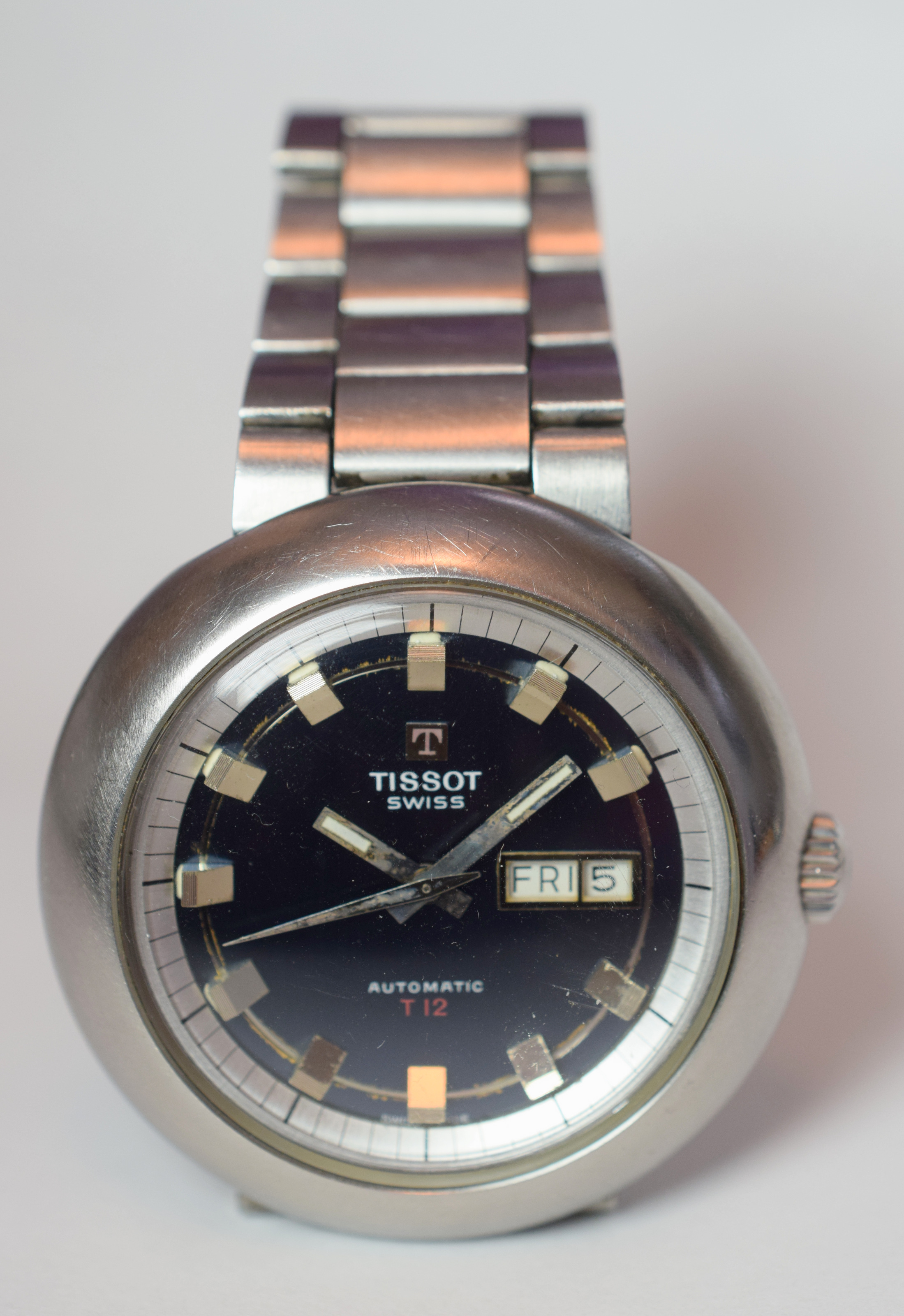 Tissot Automatic T12 On Stainless Steel Bracelet   Good automatic Tissot T12 running well. New