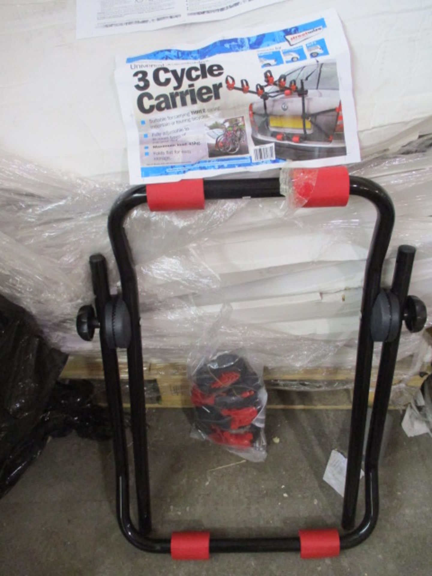 5pcs plain packaging 3 x cycle bike carrier rrp 39.99. each - 5 pcs in lot - will include fittings