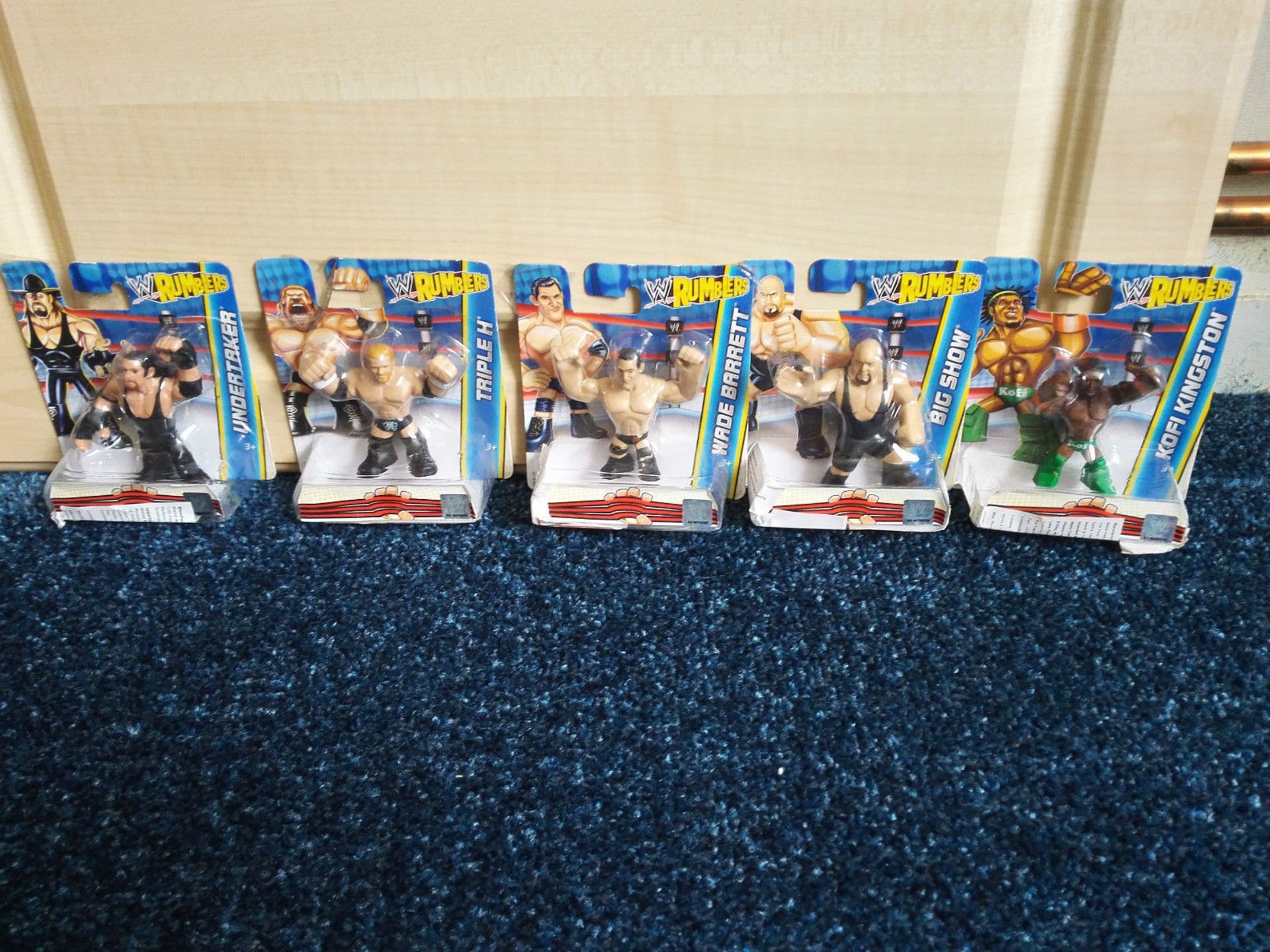 10x Various WWE Rumbler figures - NEW