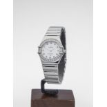 Constellation Gem set Mother of Pearl Dial 22mm Stainless Steel 1465.79.00 HOUSEHOLD NAME Omega