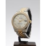 Datejust Original Diamond Bezel and Dial 31mm Stainless Steel/18k Yellow Gold 178383 HOUSEHOLD