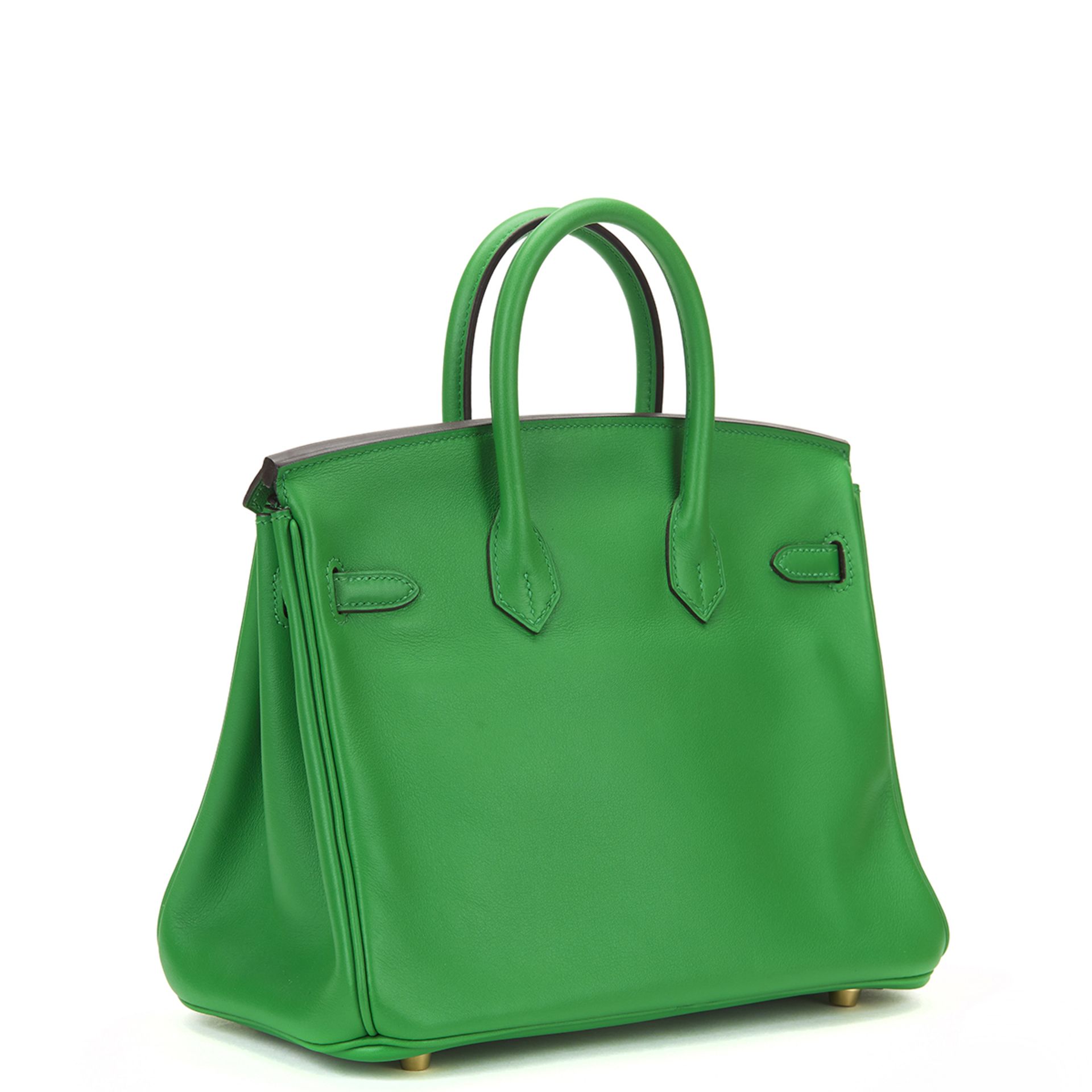 HERMES Birkin 25cm , - Bambou Swift Leather Birkin 25cm   TYPE Tote SERIAL NUMBER [R] YEAR - Image 4 of 11