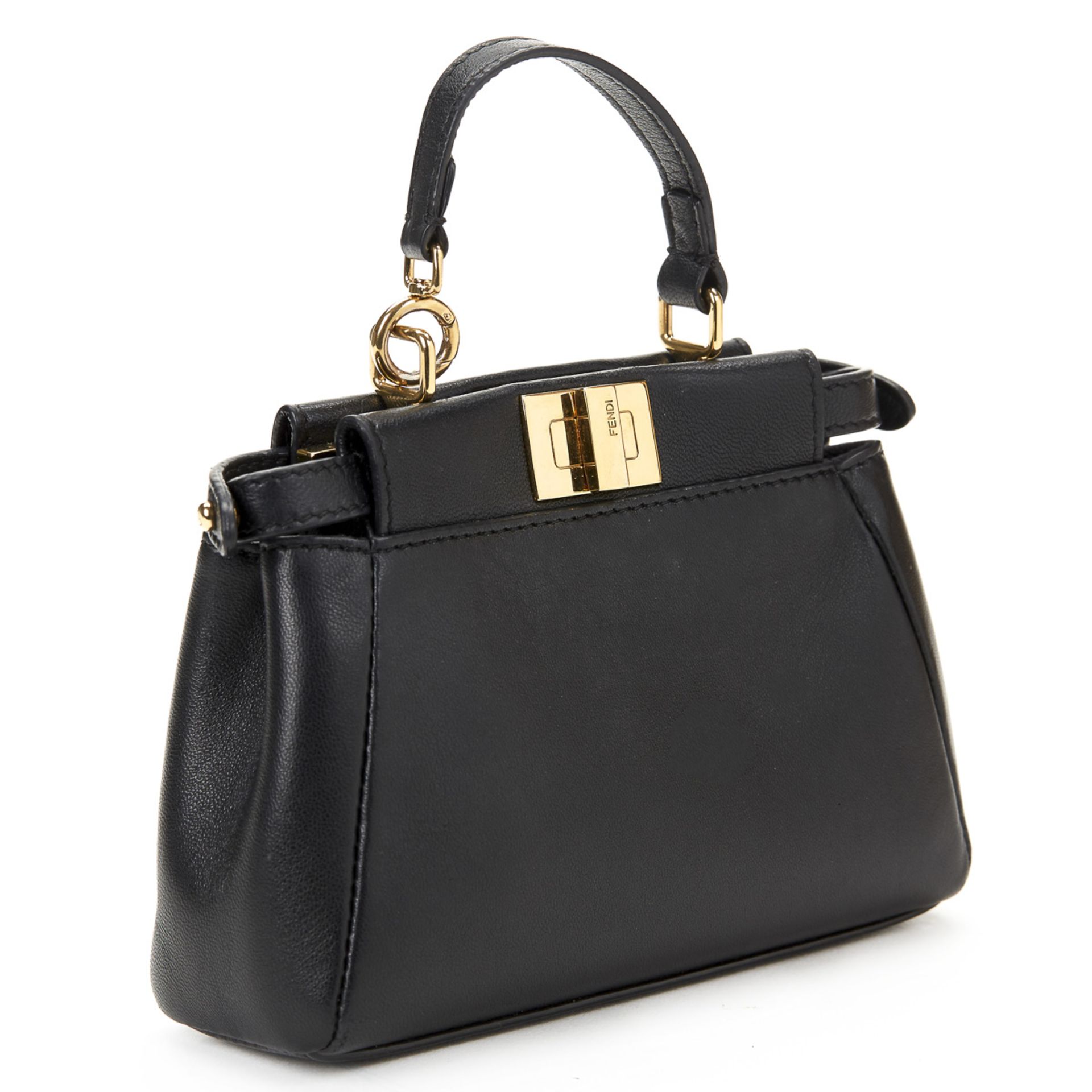 FENDI Micro Peekaboo , - Black Lambskin Micro Peekaboo   TYPE Shoulder, Crossbody SERIAL NUMBER - Image 4 of 9