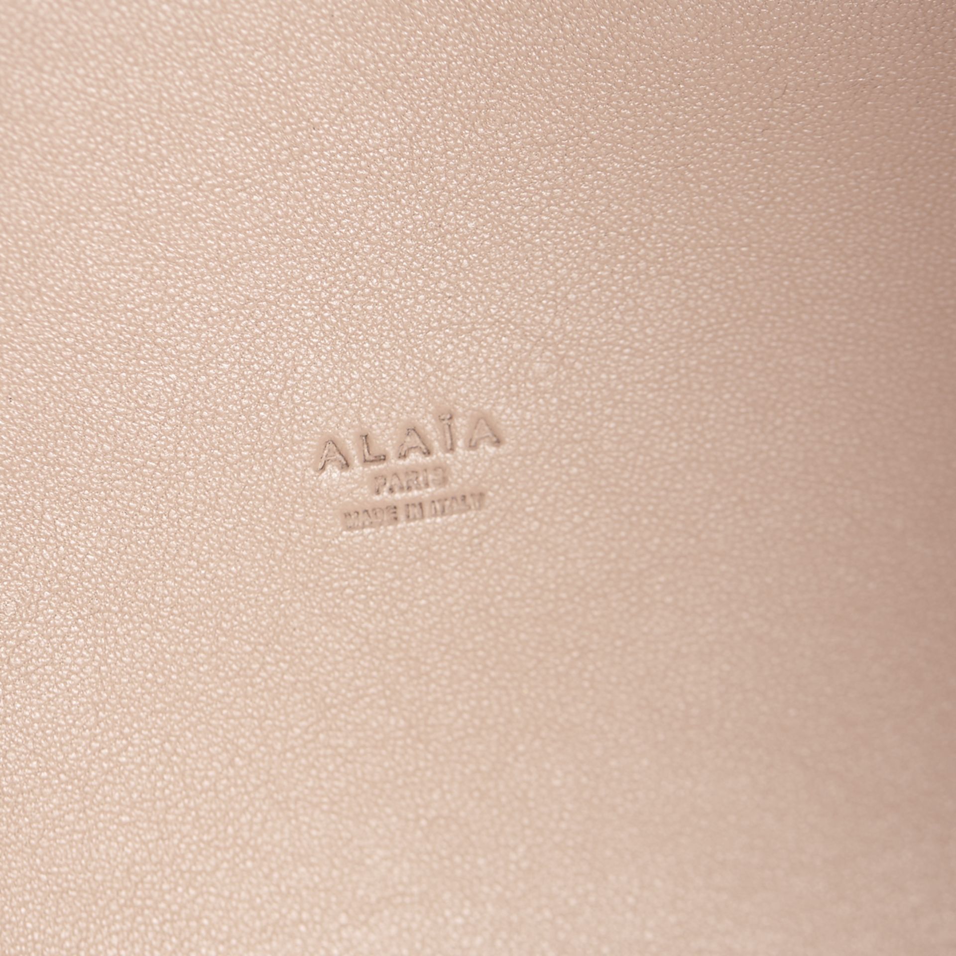 ALAIA Perforated Shopper , - Python & Orange Leather Perforated Shopper   TYPE Shoulder, Shopper, - Image 6 of 9