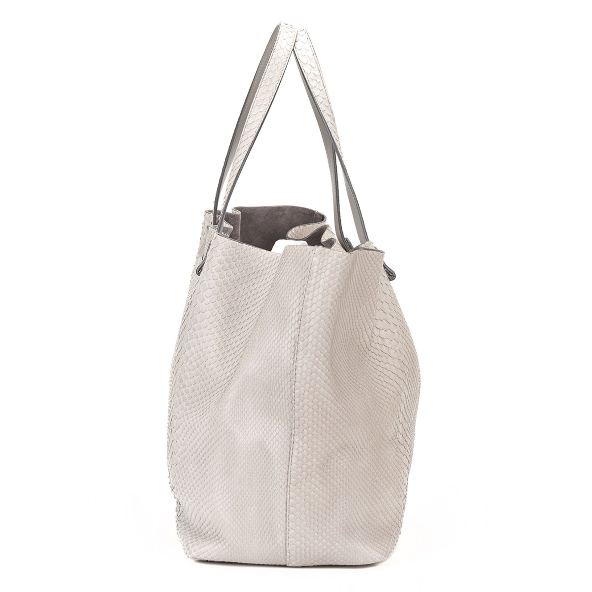 VICTORIA BECKHAM Simple Shopper , - Grey Python Simple Shopper   TYPE Shoulder, Tote SERIAL NUMBER - Image 3 of 12