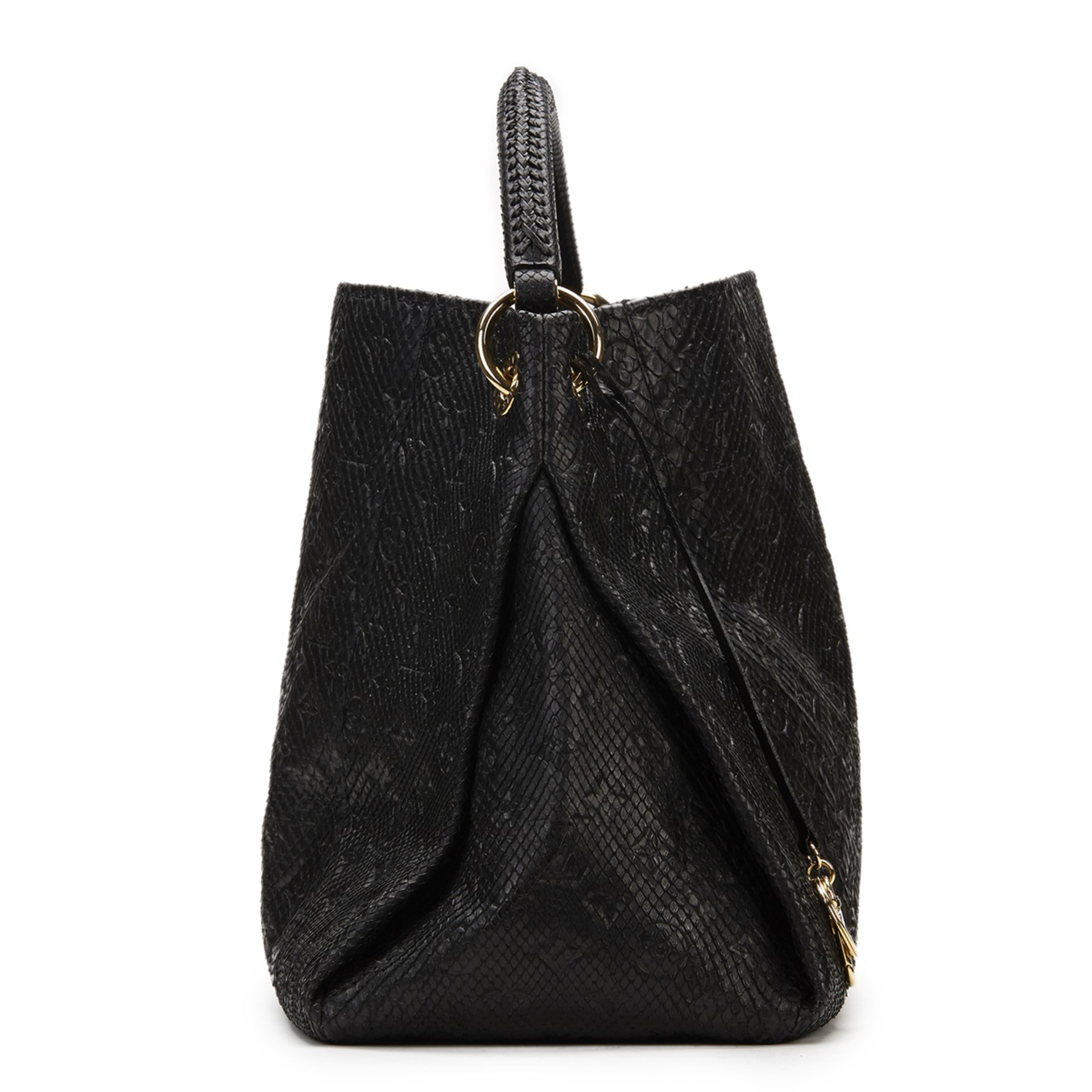 LOUIS VUITTON Artsy PM , - Black Python Embossed Monogram Artsy PM   TYPE Shoulder, Shopper, Tote - Image 3 of 11