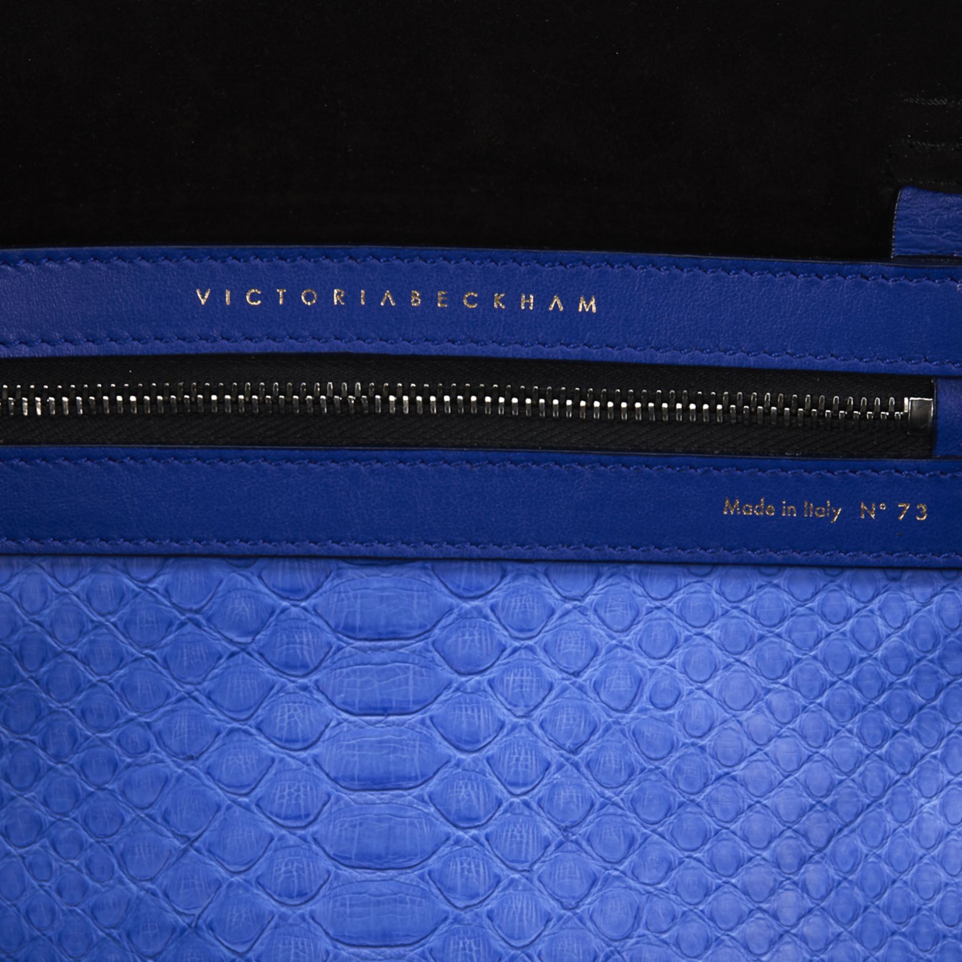 VICTORIA BECKHAM Simple Shopper , - Peacock Blue Python Simple Shopper   TYPE Shoulder, Tote - Bild 7 aus 10