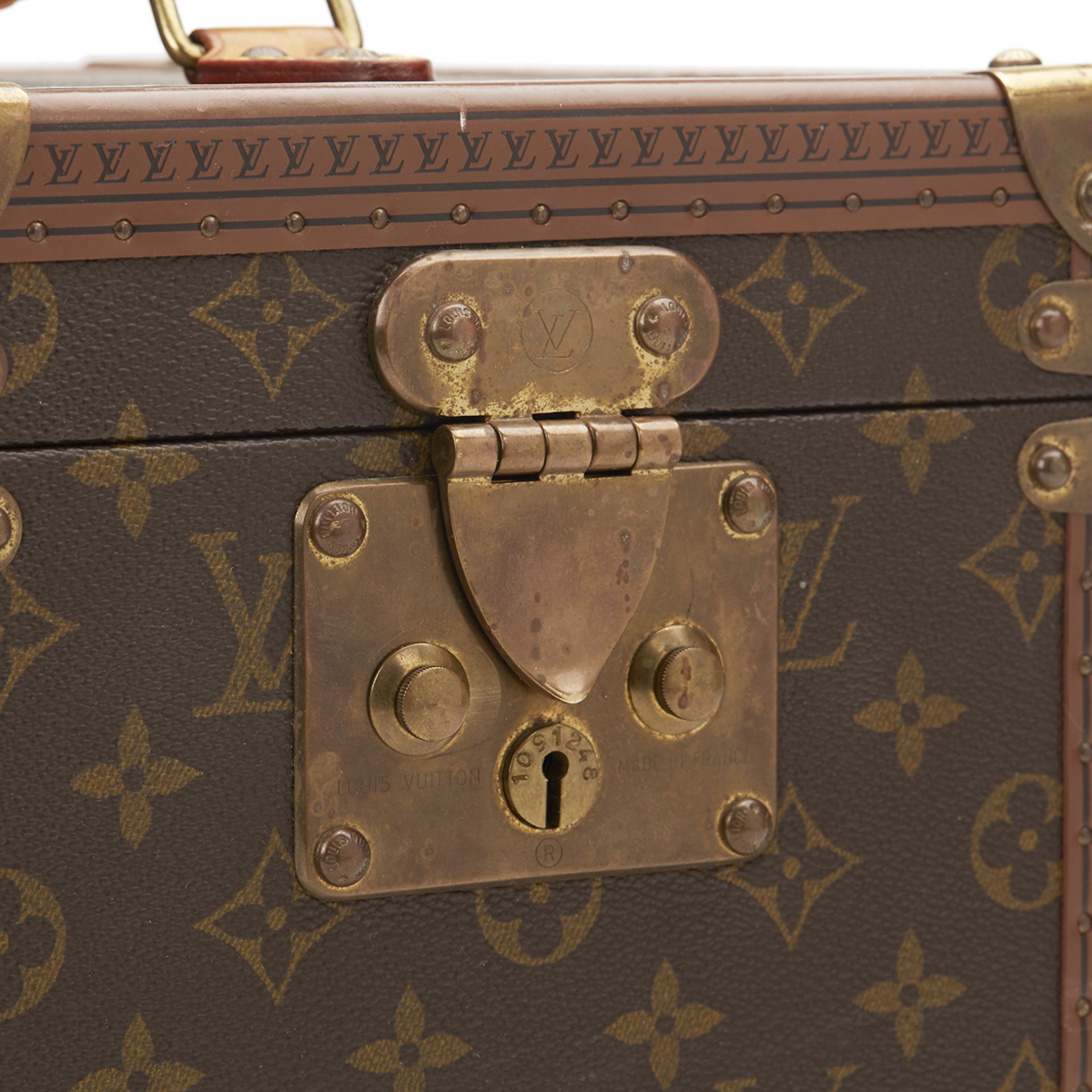 LOUIS VUITTON Boite Flacons , - Brown Classic Monogram Canvas Vintage Boite Flacons Beauty Case - Bild 4 aus 13