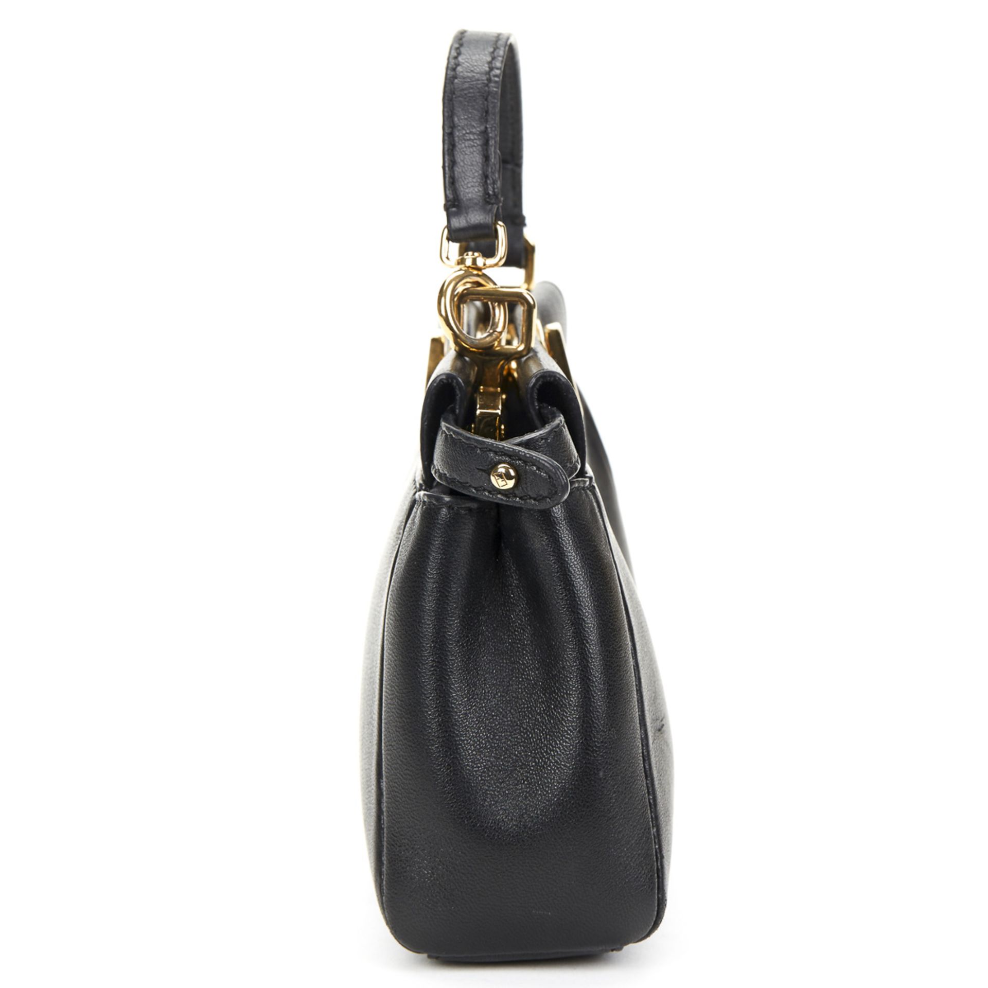 FENDI Micro Peekaboo , - Black Lambskin Micro Peekaboo   TYPE Shoulder, Crossbody SERIAL NUMBER - Image 2 of 9