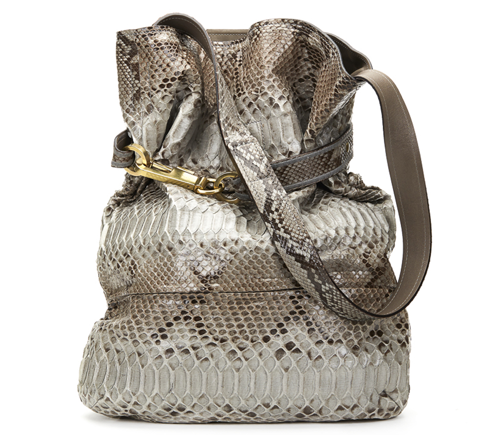 CHLOE Joan , - Taupe Python Joan Bucket Bag   TYPE Shoulder, Tote SERIAL NUMBER 8AS408-50 YEAR