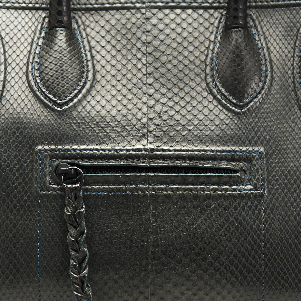 CELINE Medium Phantom Luggage Tote , - Evergreen Python Medium Phantom Luggage Tote   TYPE Tote - Image 5 of 8