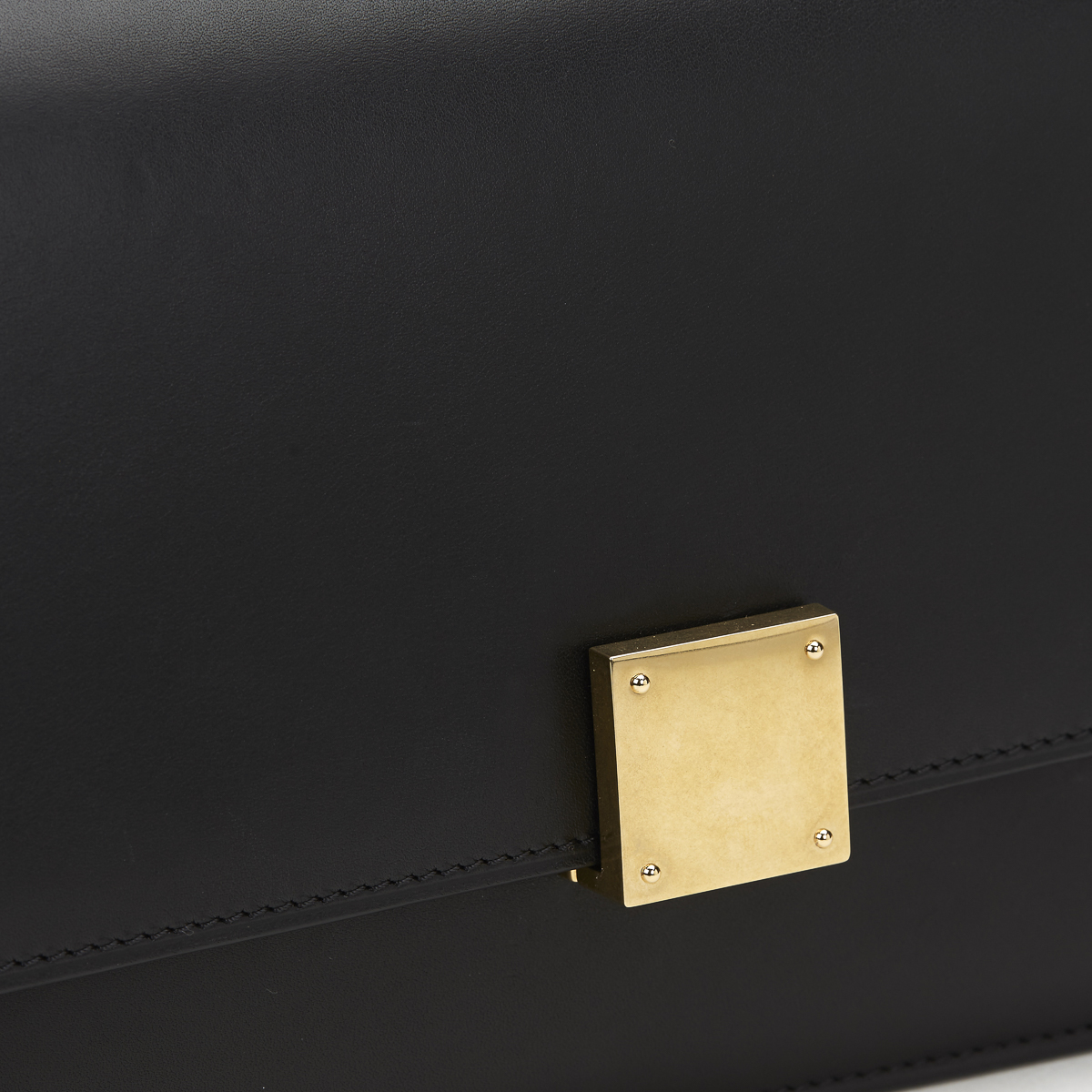 CELINE Case Flap Bag , - Black Smooth Leather Case Flap Bag   TYPE Shoulder SERIAL NUMBER F-CE- - Image 5 of 12