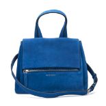 GIVENCHY Small Pandora Pure , - Blue Azure Suede Pandora Pure   TYPE Shoulder, Tote SERIAL NUMBER EF