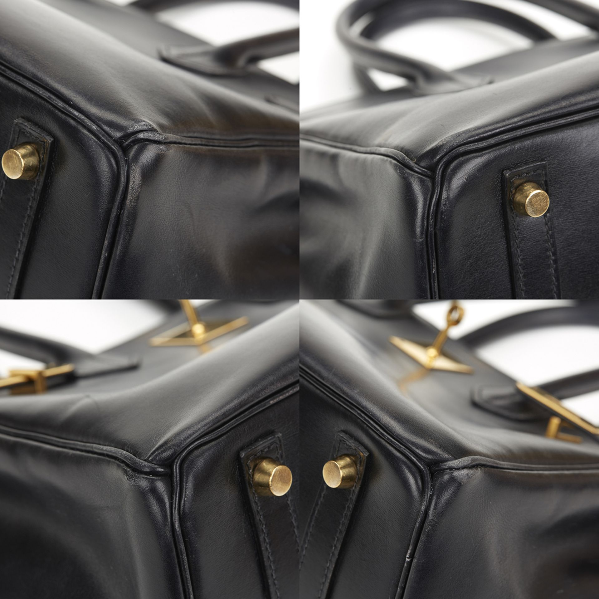 HERMES Birkin 30cm , - Black Box Calf Leather Birkin 30cm   TYPE Tote SERIAL NUMBER [E] YEAR - Image 26 of 26