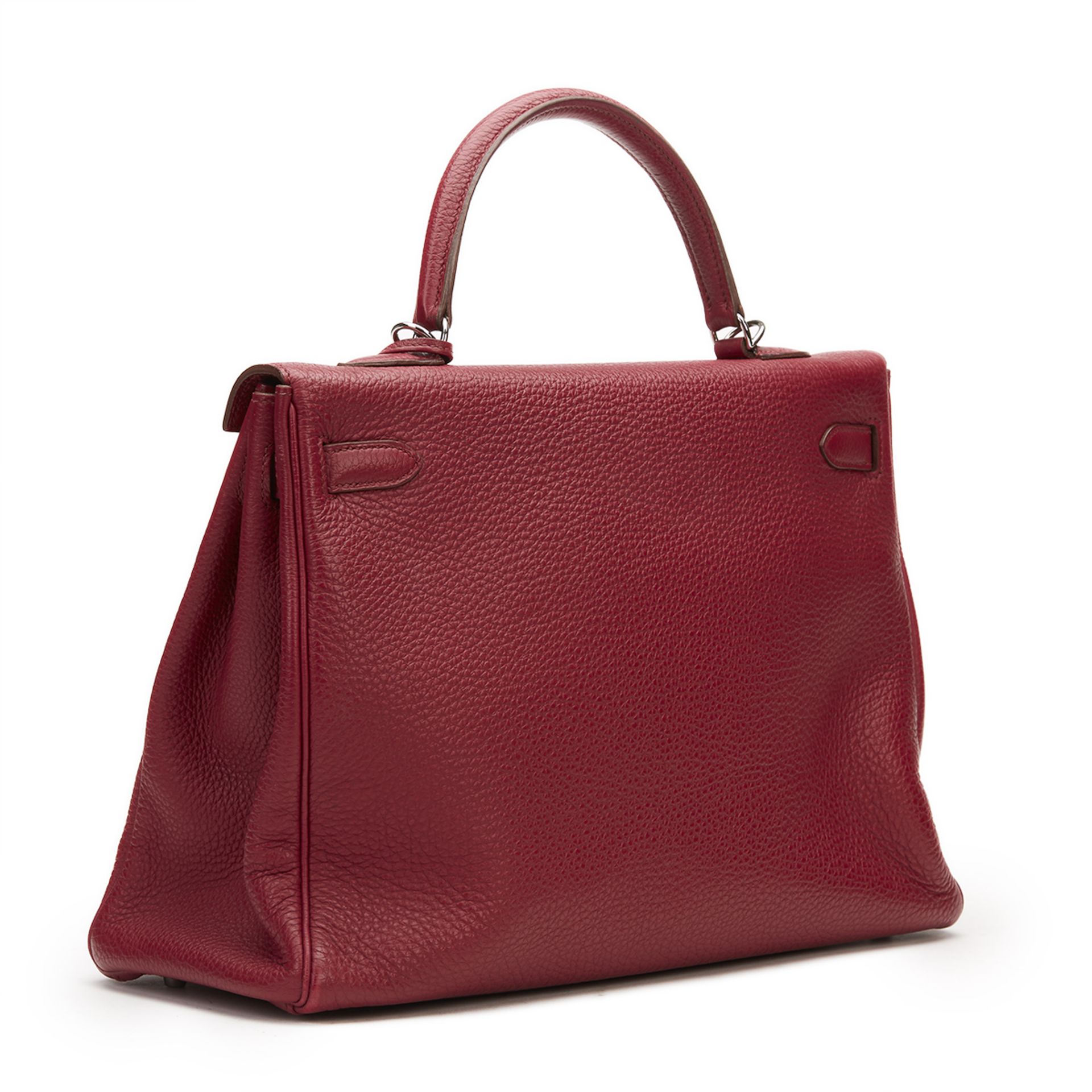 HERMES Kelly 35cm , - Rubis Clemence Leather Kelly 35cm   TYPE Shoulder, Tote SERIAL NUMBER [N] YEAR - Image 3 of 11