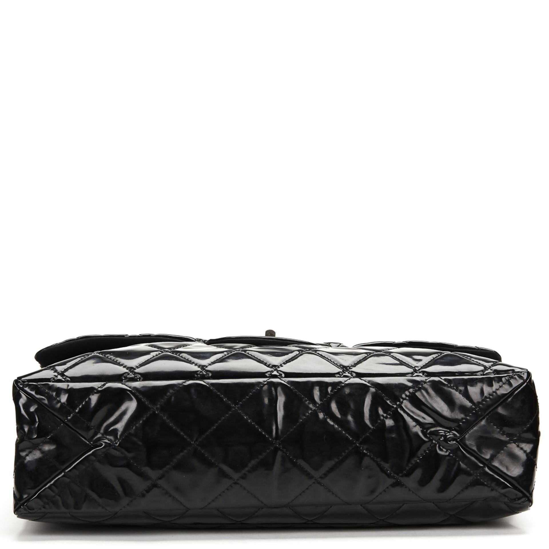 CHANEL Super Maxi 2.55 Reissue Flap Bag , - Black Quilted Patent Leather Super Maxi 2.55 Reissue - Bild 5 aus 9