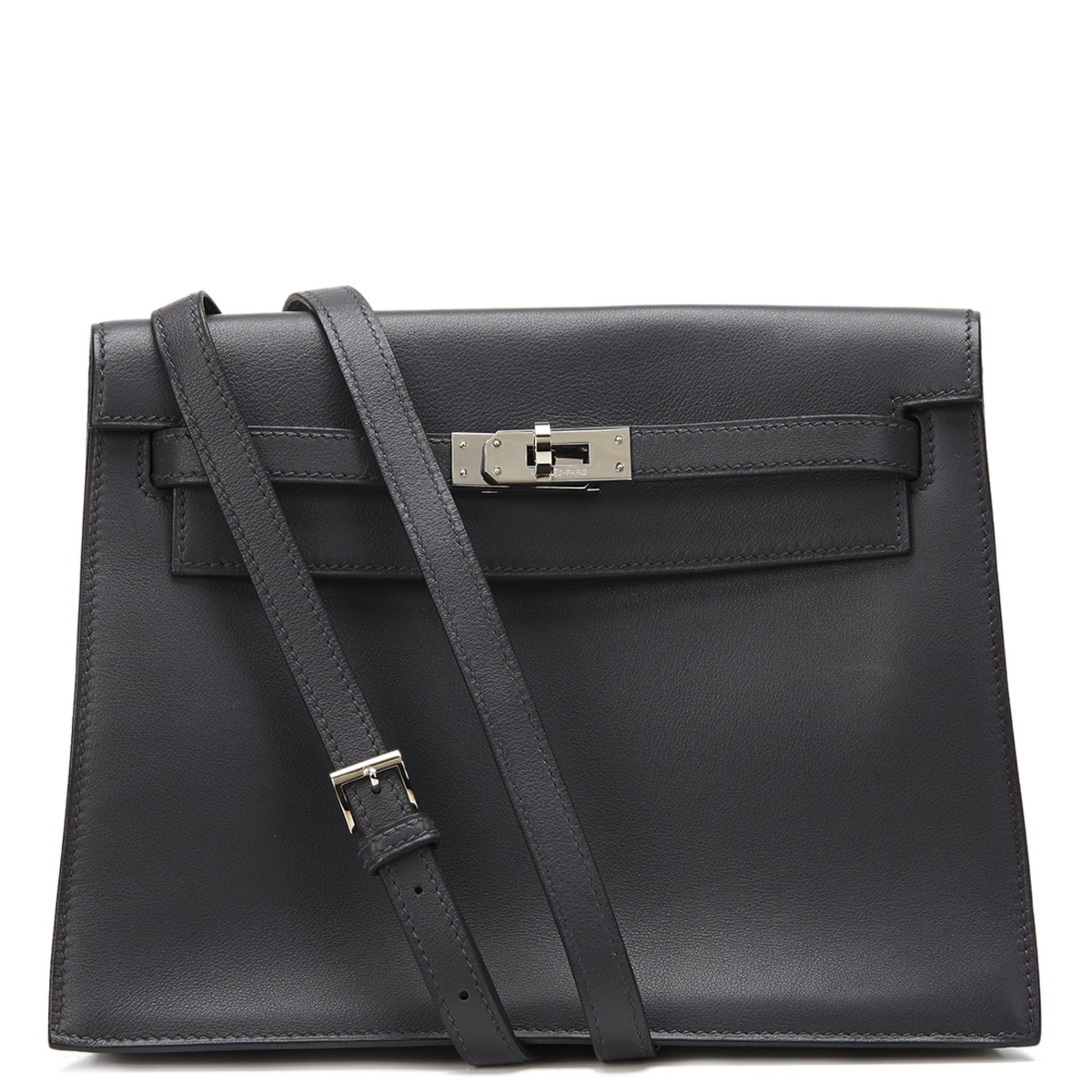 HERMES Kelly Danse , - Ardoise Grey Swift Leather Kelly Danse   TYPE Shoulder, Crossbody SERIAL