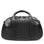 BELINDA BROWN Jet , - Black Crocodile Leather Jet   TYPE Tote SERIAL NUMBER _ YEAR MANUFACTURED (