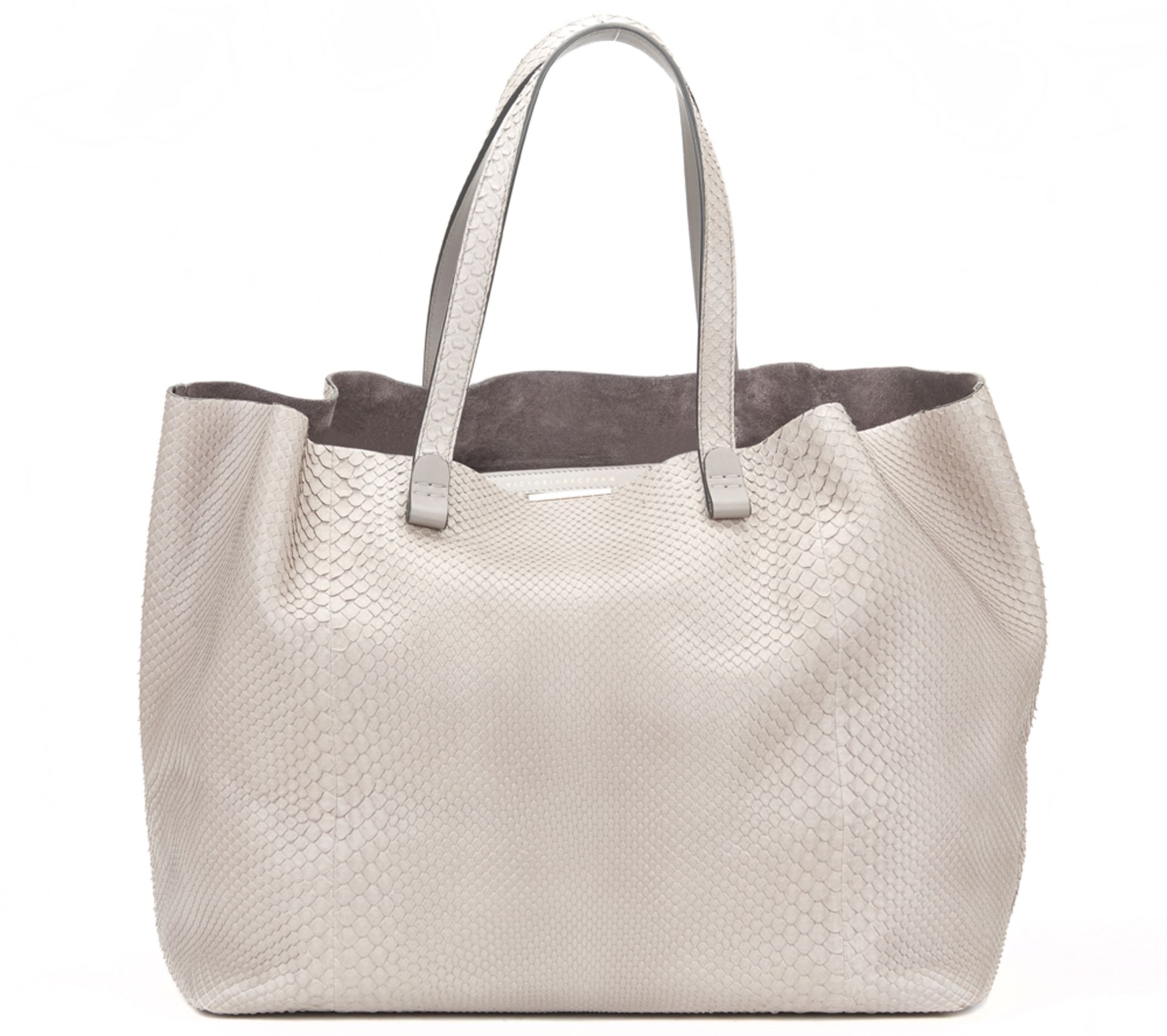 VICTORIA BECKHAM Simple Shopper , - Grey Python Simple Shopper   TYPE Shoulder, Tote SERIAL NUMBER