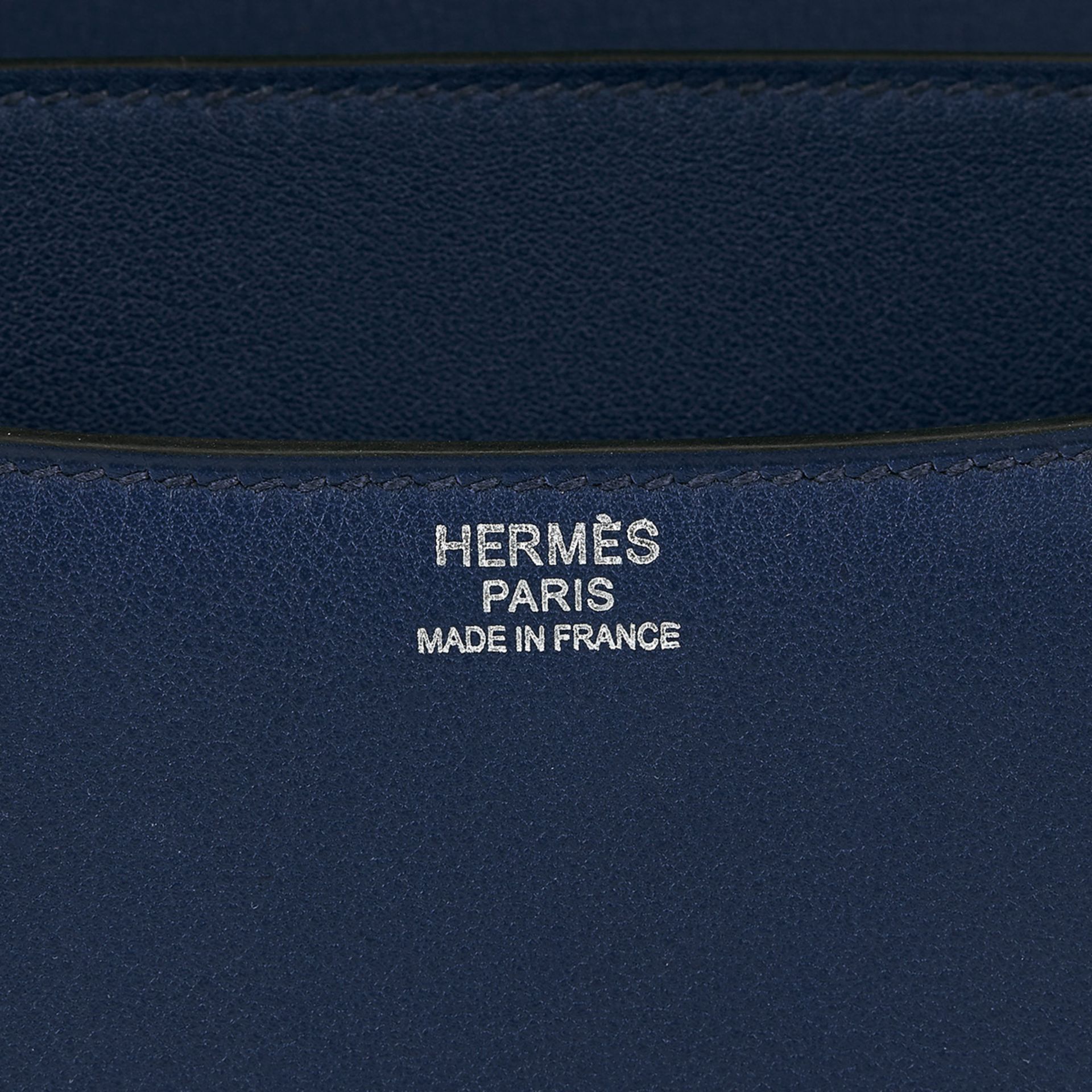 HERMES Constance 18 , - Bleu Saphir Swift Leather Constance 18   TYPE Shoulder SERIAL NUMBER T - Image 7 of 9