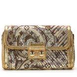 LOUIS VUITTON Thalie , - Gold Monogram Brocade Thalie Clutch   TYPE Clutch SERIAL NUMBER TH3009 YEAR