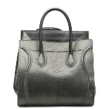 CELINE Medium Phantom Luggage Tote , - Evergreen Python Medium Phantom Luggage Tote   TYPE Tote