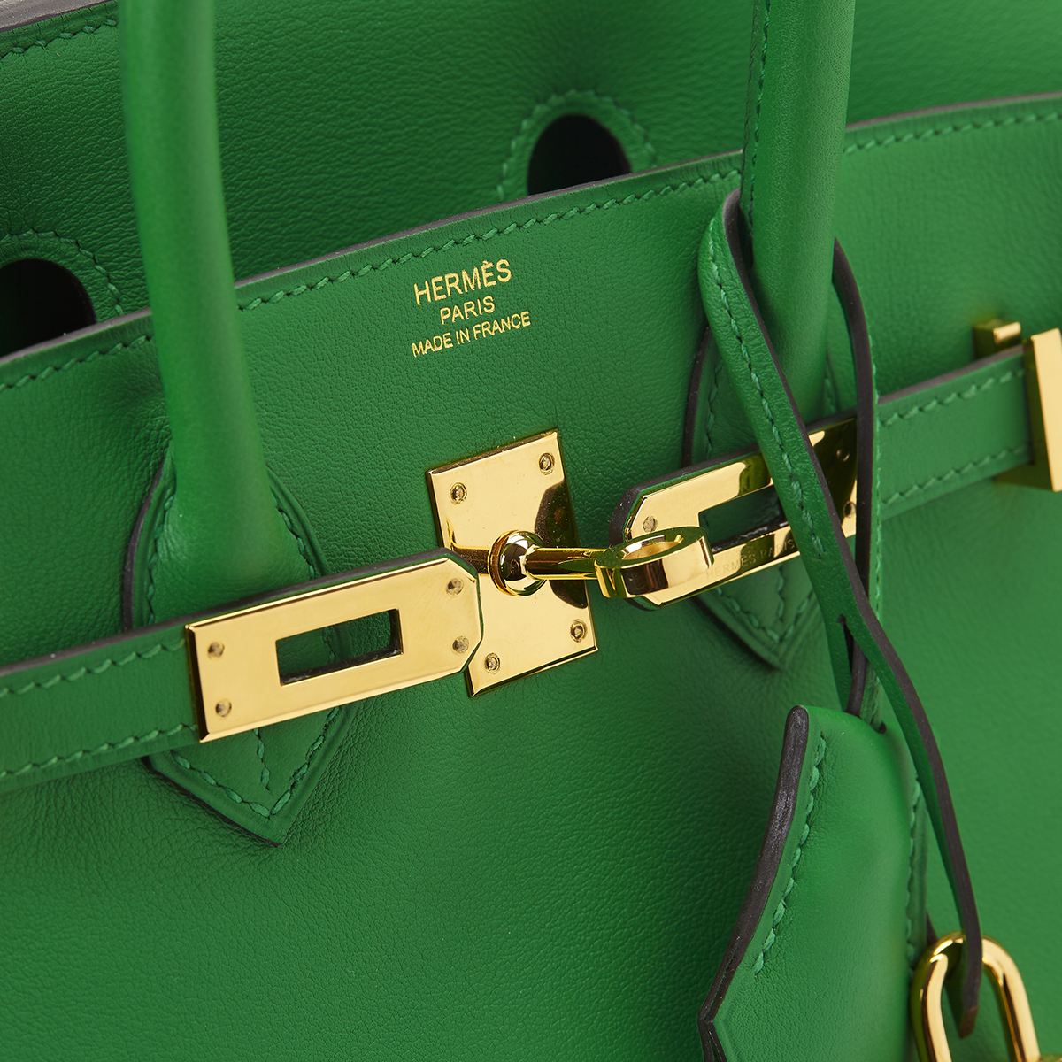 HERMES Birkin 25cm , - Bambou Swift Leather Birkin 25cm   TYPE Tote SERIAL NUMBER [R] YEAR - Image 6 of 11