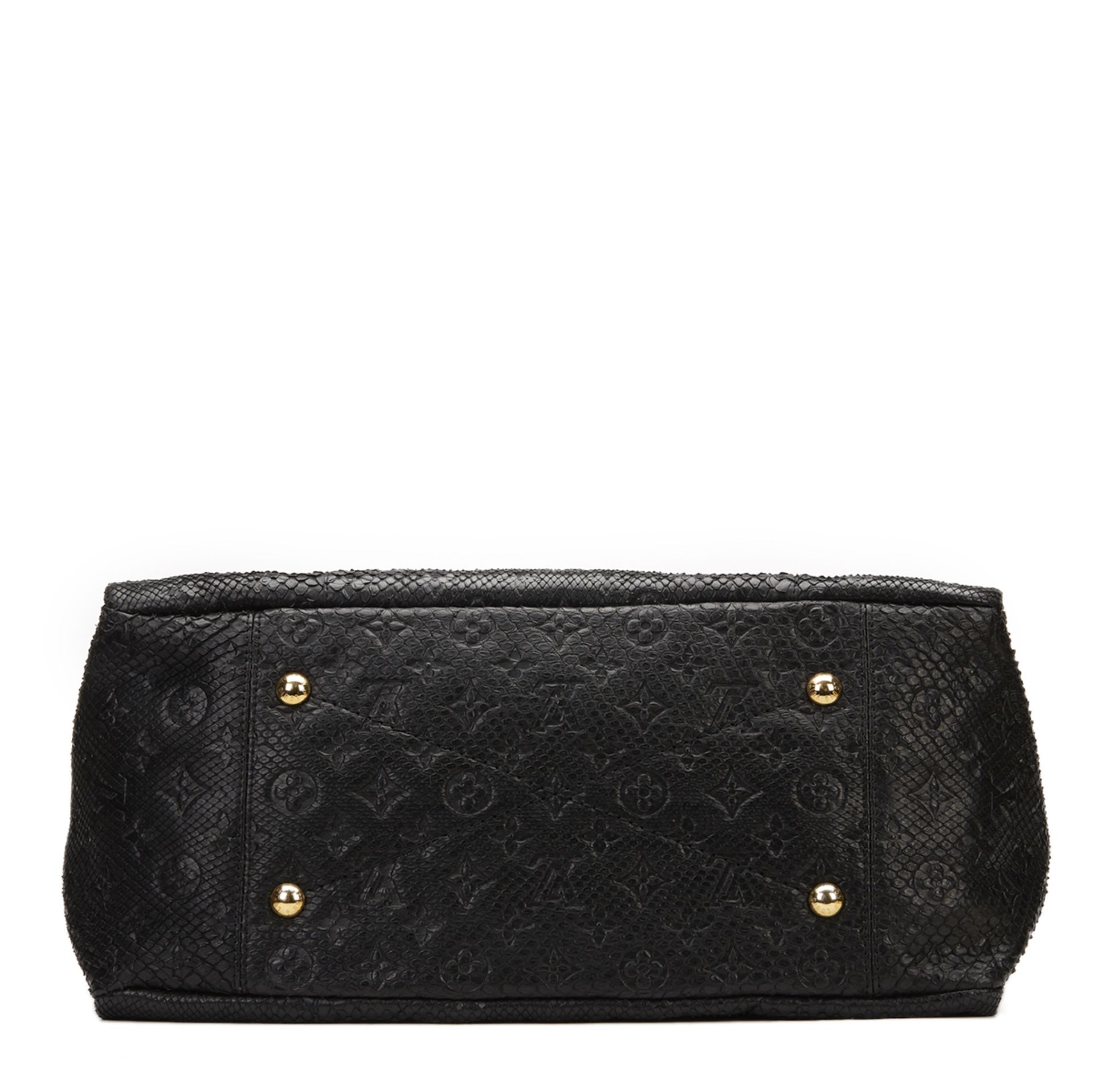 LOUIS VUITTON Artsy PM , - Black Python Embossed Monogram Artsy PM   TYPE Shoulder, Shopper, Tote - Image 6 of 11