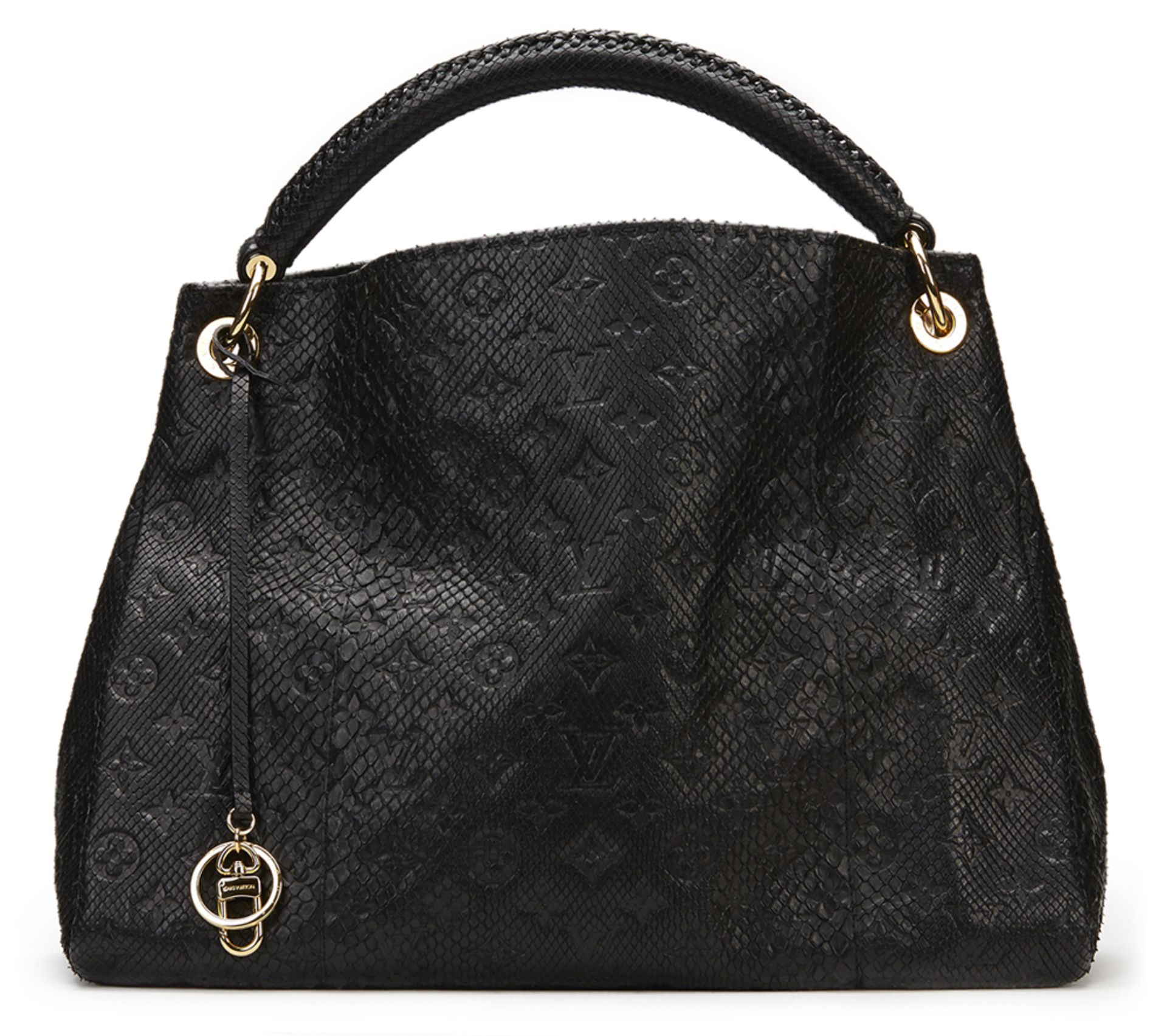 LOUIS VUITTON Artsy PM , - Black Python Embossed Monogram Artsy PM   TYPE Shoulder, Shopper, Tote - Image 5 of 11