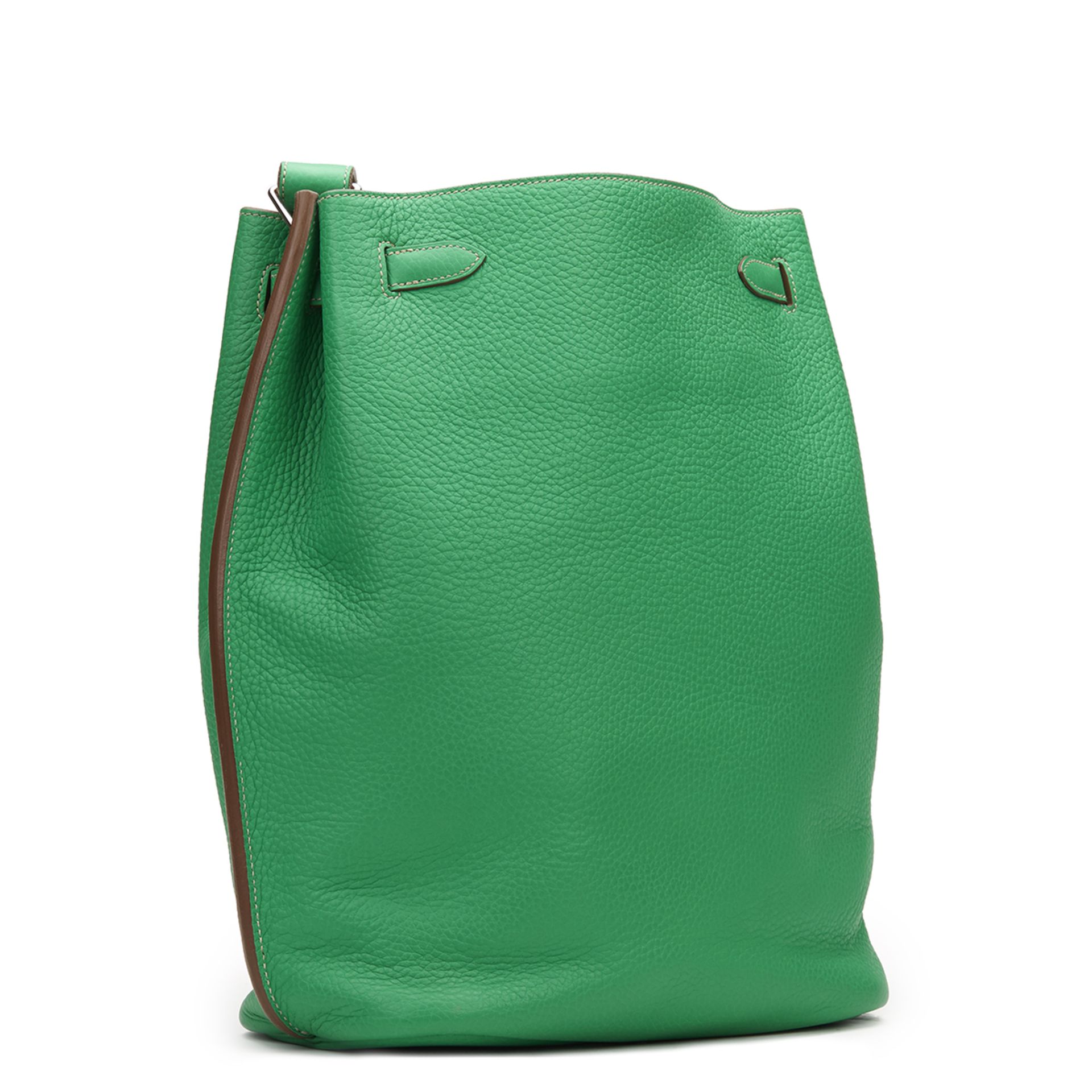 HERMES So Kelly 26 , - Menthe Clemence Leather So Kelly 26   TYPE Shoulder, Tote SERIAL NUMBER [Q] - Image 4 of 10