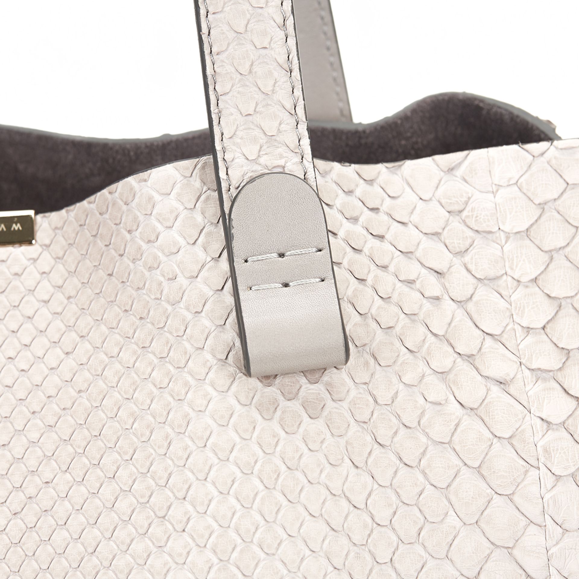 VICTORIA BECKHAM Simple Shopper , - Grey Python Simple Shopper   TYPE Shoulder, Tote SERIAL NUMBER - Image 7 of 12