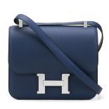 HERMES Constance 18 , - Bleu Saphir Swift Leather Constance 18   TYPE Shoulder SERIAL NUMBER T