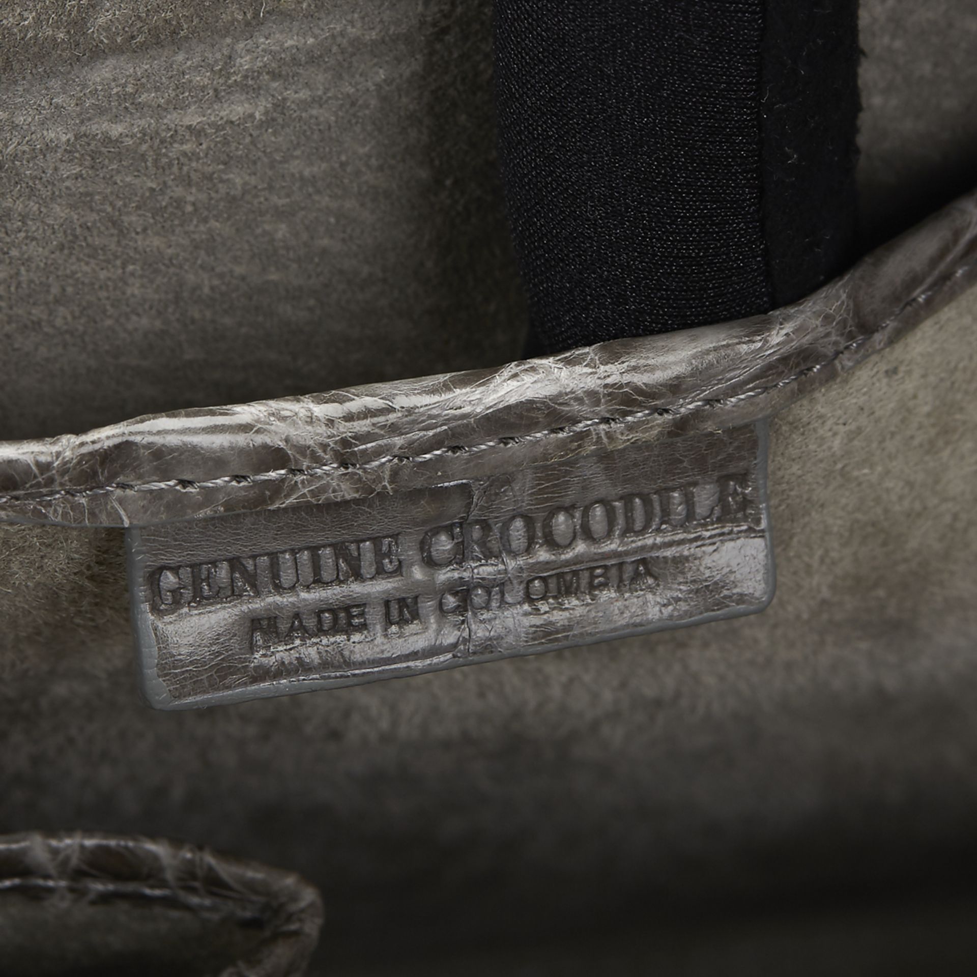 NANCY GONZALEZ Clutch-on-Strap , - Grey Crocodile Leather Clutch-on-Strap   TYPE Shoulder, Clutch, - Image 6 of 9