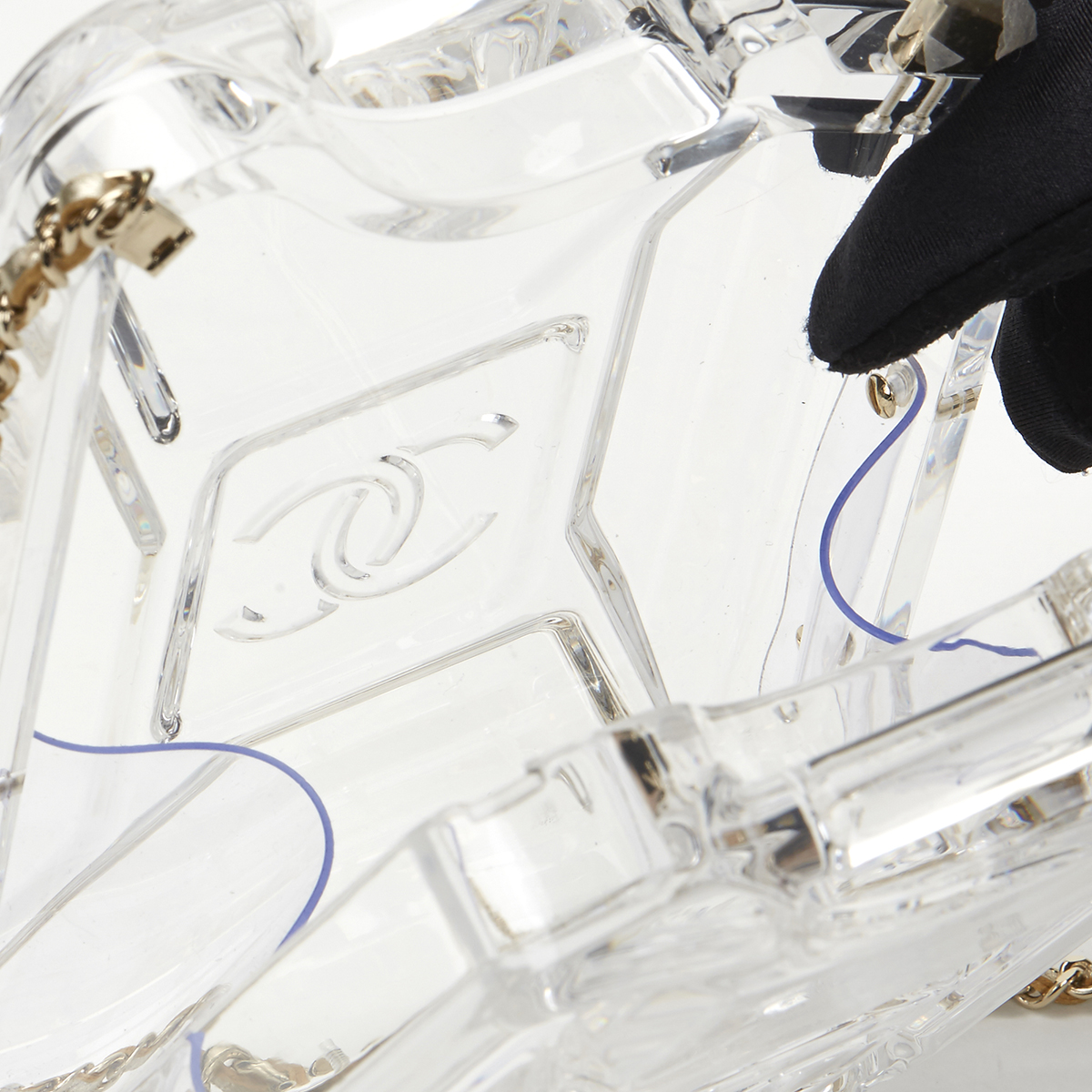 CHANEL Gas Can Minaudiere , - Clear Plexiglass Dubai by Night Gas Can Minaudiere   TYPE Shoulder, - Image 9 of 13