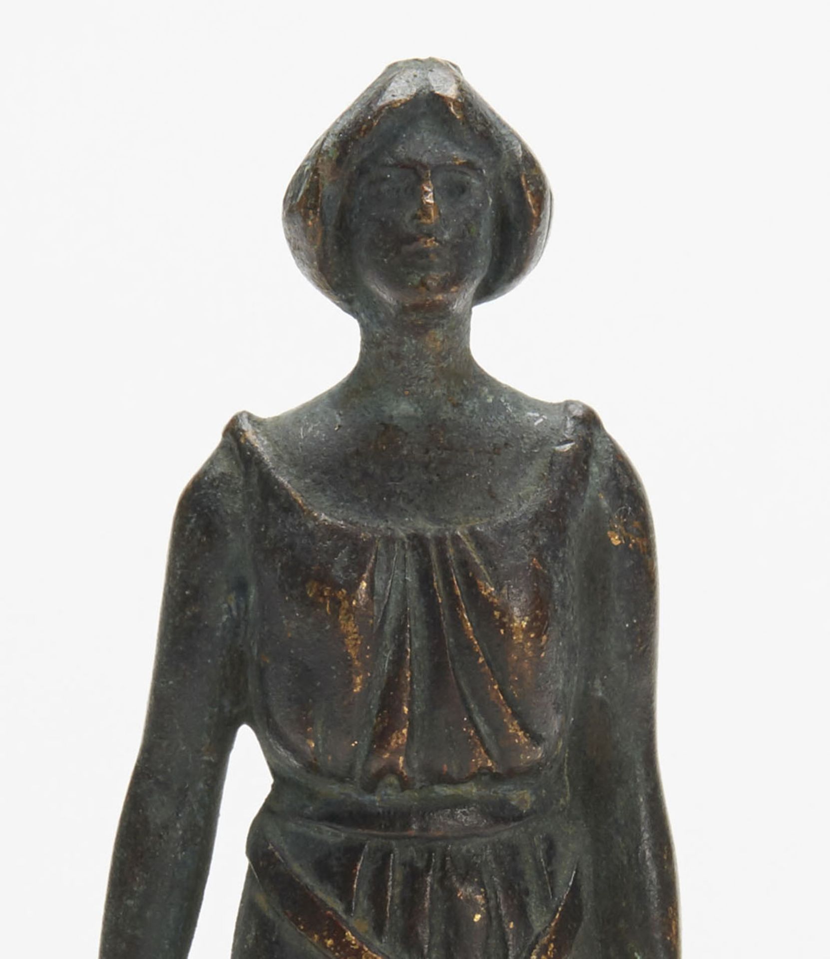 ART NOUVEAU BRONZE FIGURAL CAR MASCOT ON STAND c.1910   DIMENSIONS   Height 13cm   CONDITION REPORT - Image 6 of 10