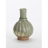 ANTIQUE CHINESE CELADON GLAZED BOTTLE VASE SONG? 12/13TH C.   DIMENSIONS   Height 13cm   CONDITION