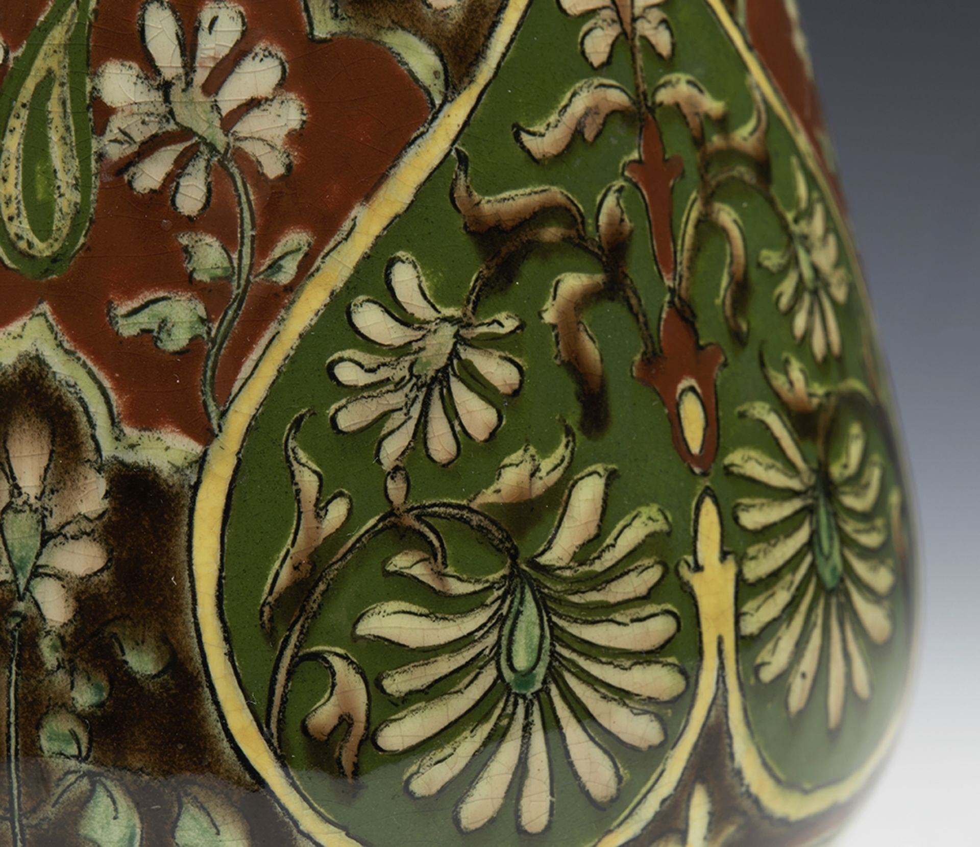 ART NOVEAU ROYAL BONN OLD DUTCH VASE C.1900   DIMENSIONS   Height 20,5cm, Diameter 12cm - Image 13 of 15