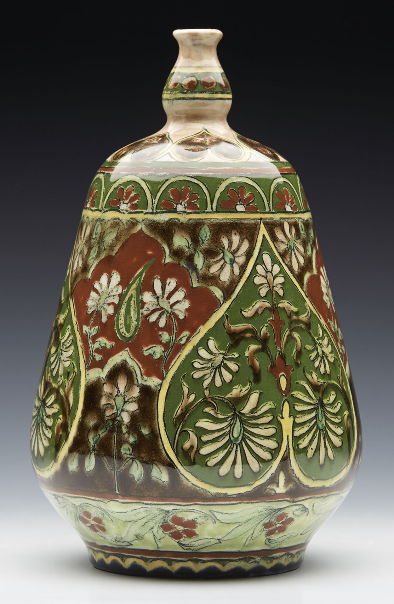 ART NOVEAU ROYAL BONN OLD DUTCH VASE C.1900   DIMENSIONS   Height 20,5cm, Diameter 12cm - Image 8 of 15