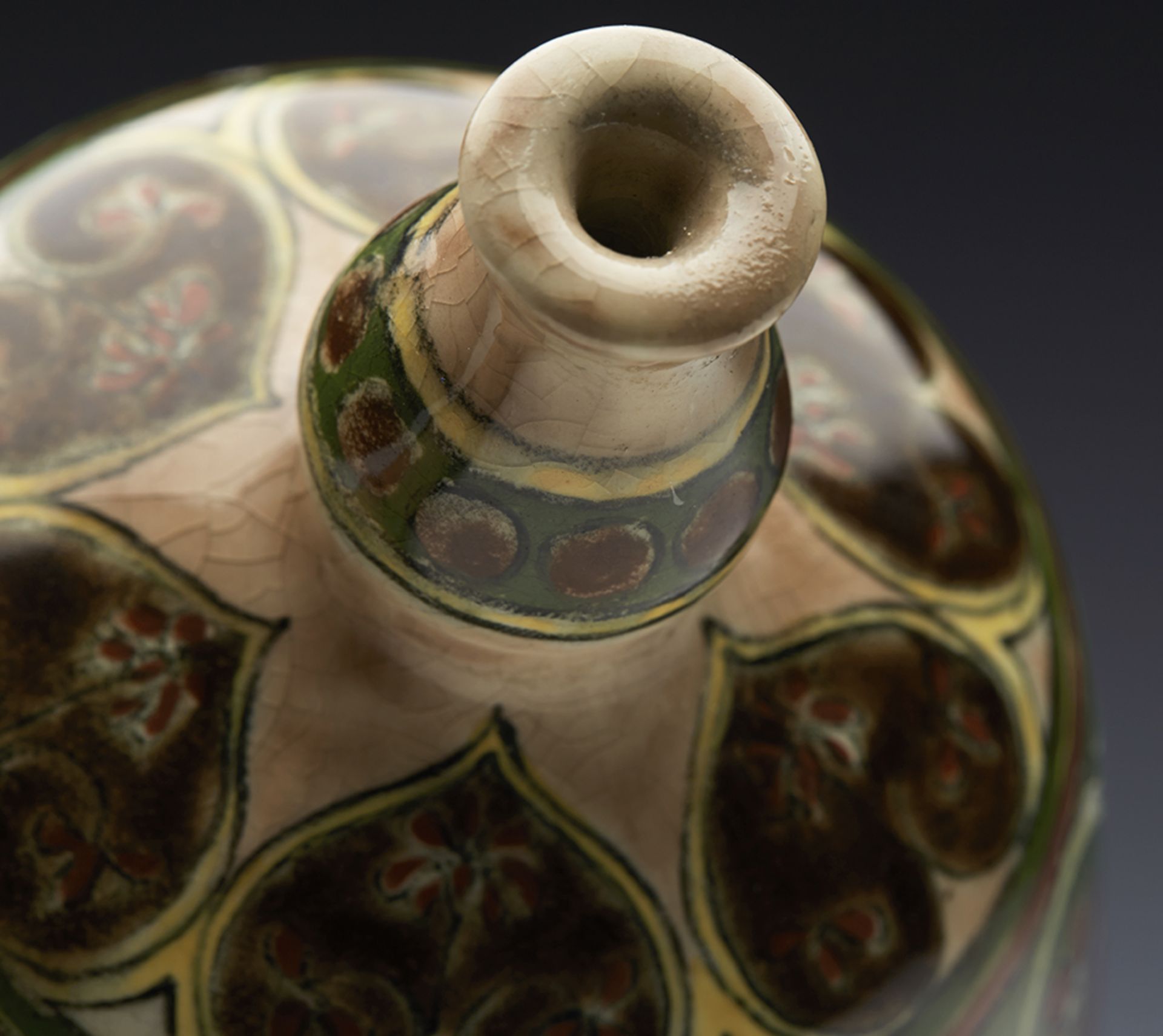 ART NOVEAU ROYAL BONN OLD DUTCH VASE C.1900   DIMENSIONS   Height 20,5cm, Diameter 12cm - Image 15 of 15