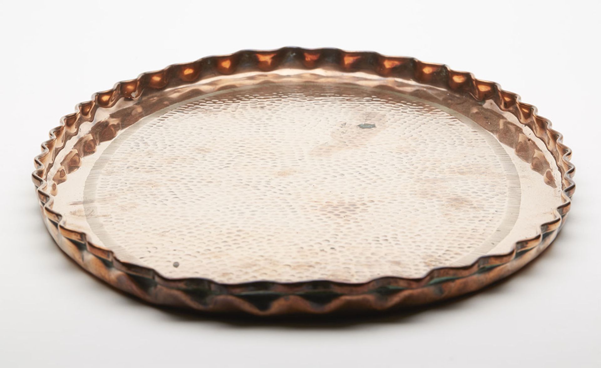 ARTS & CRAFTS QUALITY OVAL COPPER TRAY MARKED PICARDS c1910   DIMENSIONS   Length 46,25cm, Width - Image 2 of 8