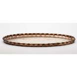 ARTS & CRAFTS QUALITY OVAL COPPER TRAY MARKED PICARDS c1910   DIMENSIONS   Length 46,25cm, Width