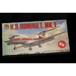 Vintage Airfix 1:72 Hawker Siddeley Dominie T Mk 1 Model Kit. Complete As Pictured.