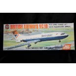 Vintage Airfix 1:144 British Airways VC10 Model Kit. Complete As Pictured.