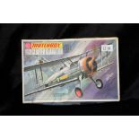 Vintage Matchbox 1:72 Gloster Gladiator Model Kit. Complete As Pictured.