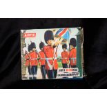 Very Rare Vintage Airfix HO and OO Scale Guards Colour Party Figures. Complete As Pictured.