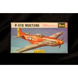 Rare Vintage Revell 1:72 P-51D Mustang Model Kit. Complete As Pictured.