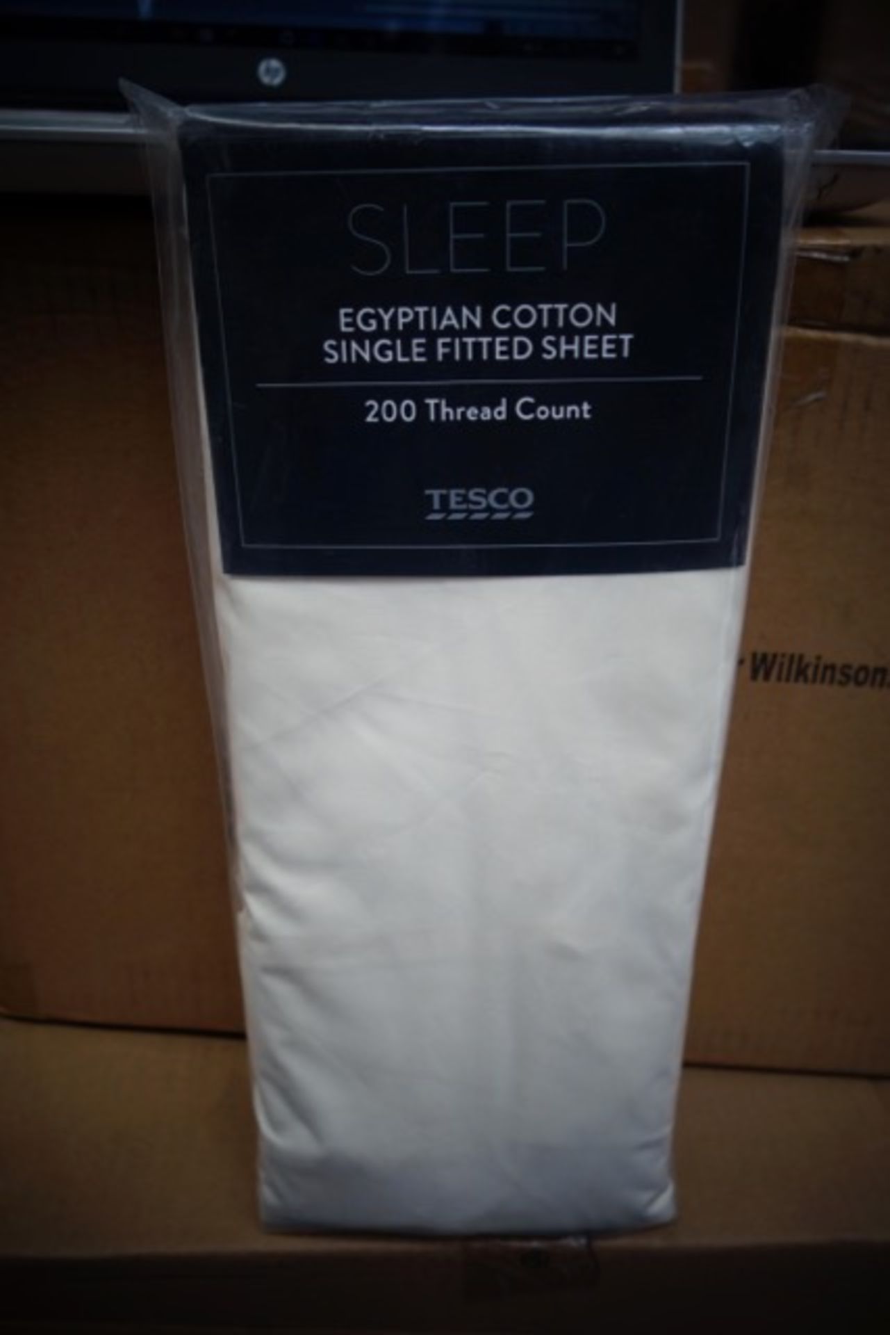 25 x Brand New Sleep Egyptian Cotton Single Fitted Sheets - 200 Thread Count. RRP £12.99 each