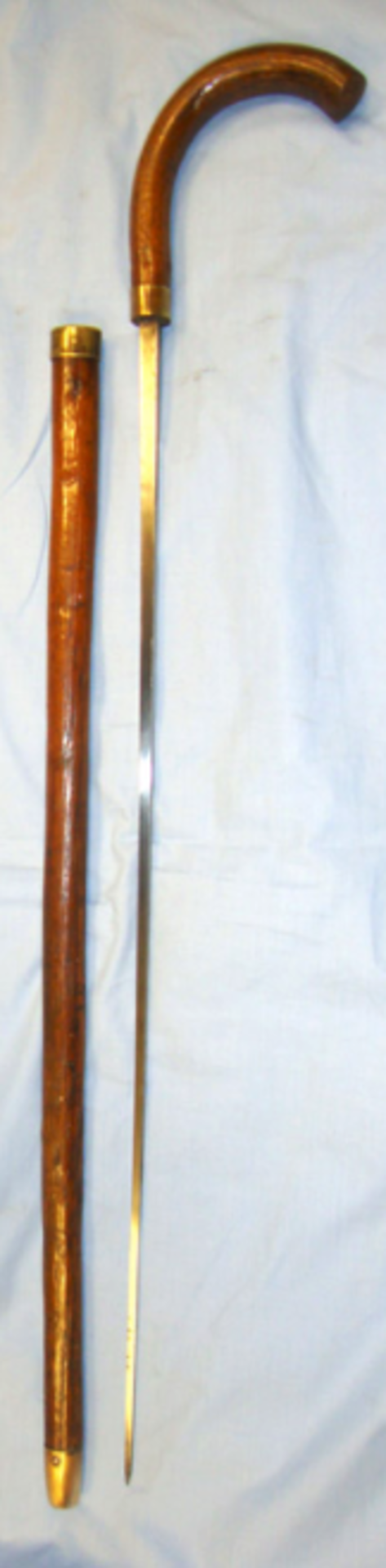 Victorian Customs Officer's Hawthorne Sword Stick By Mole Birmingham.   Victorian Customs Officer' - Image 3 of 3