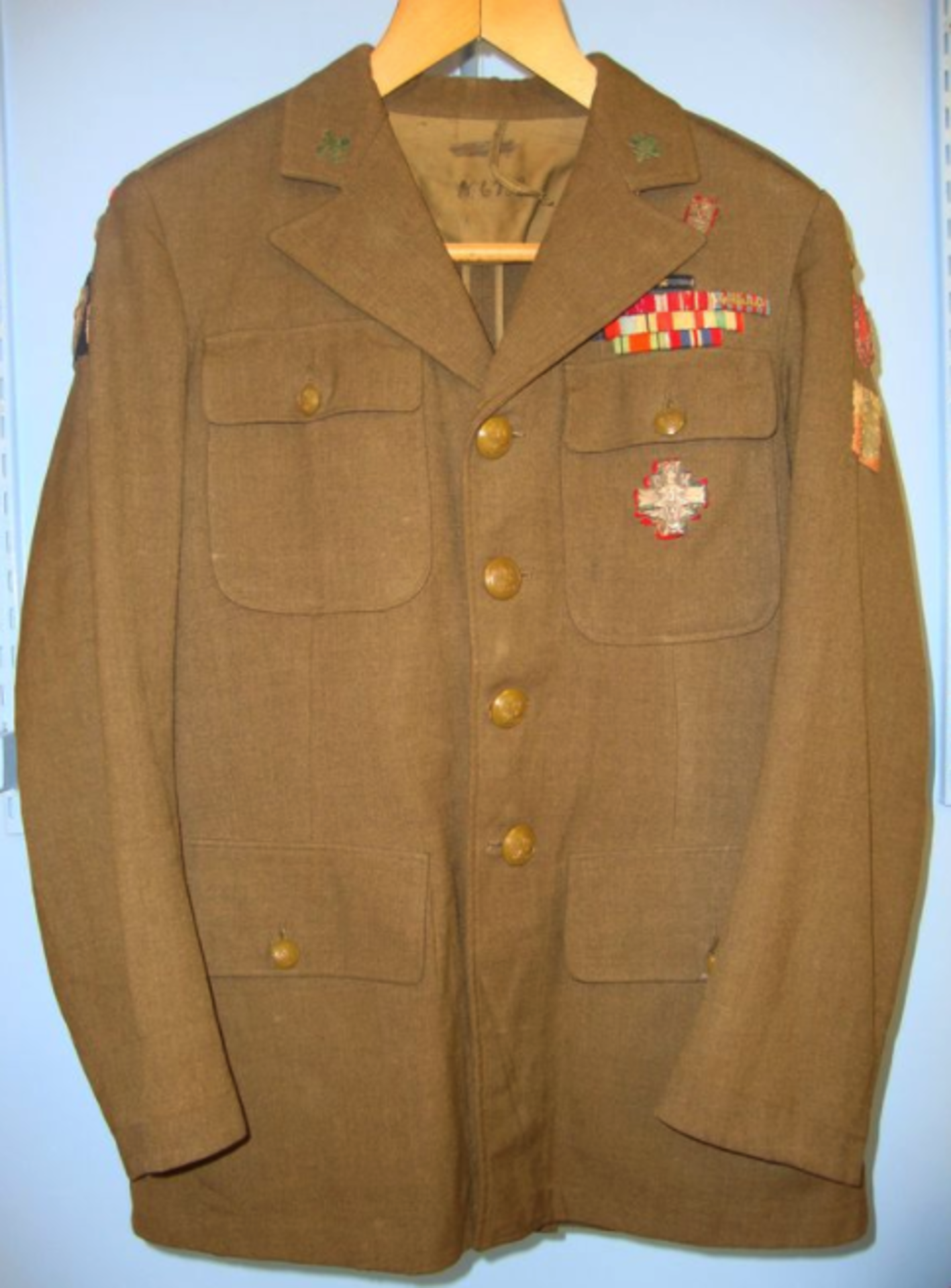 VERY SCARCE, WW2 Era Free Polish Army Uniform Service Dress Tunic With Polish 2nd Corps,